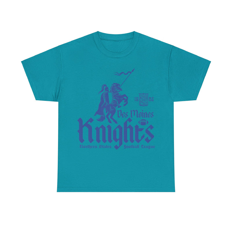 Load image into Gallery viewer, Des Moines Knights Est 1982 Iowa Football Team T-shirt