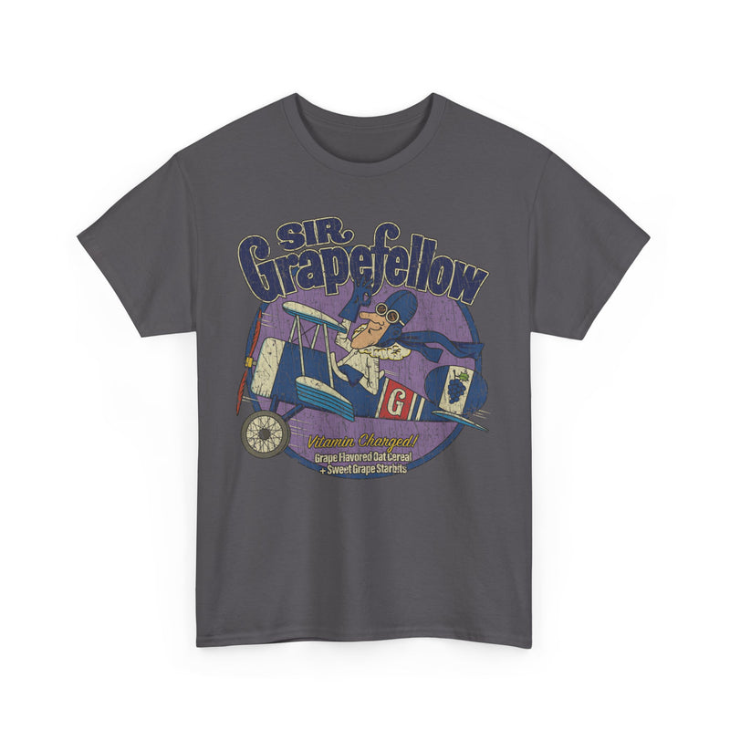 Load image into Gallery viewer, Sir Grapefellow Grape Flavored Oat Cereal Nostalgic T-shirt