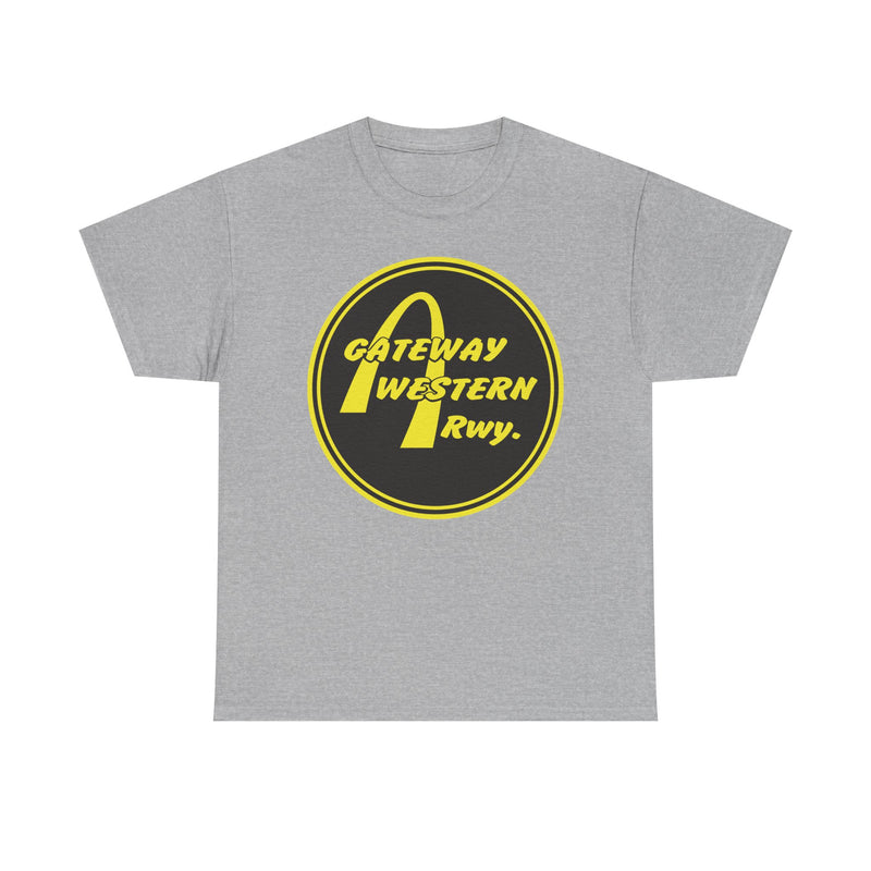 Load image into Gallery viewer, Gateway Western Railway Vintage Railroad Train Logo T-Shirt