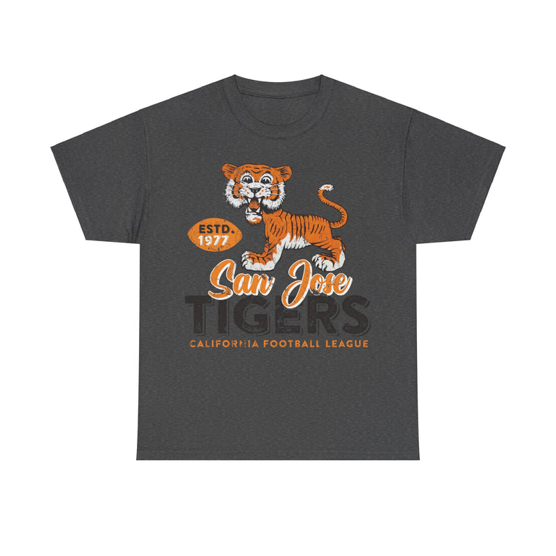 Load image into Gallery viewer, San Jose Tigers Est 1977 California Football Team T-shirt