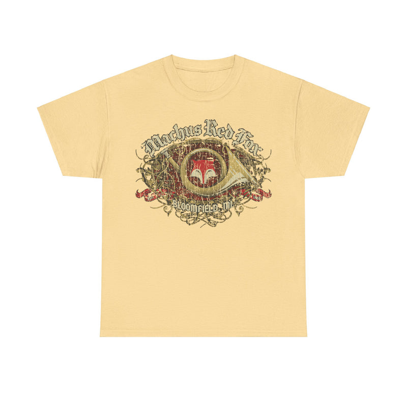 Load image into Gallery viewer, Machus Red Fox 1965 Bloomfield Michigan Restaurant T-shirt