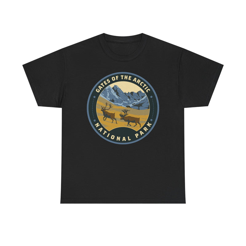 Load image into Gallery viewer, Gates of the Arctic National Park Alaska Round Logo T-shirt