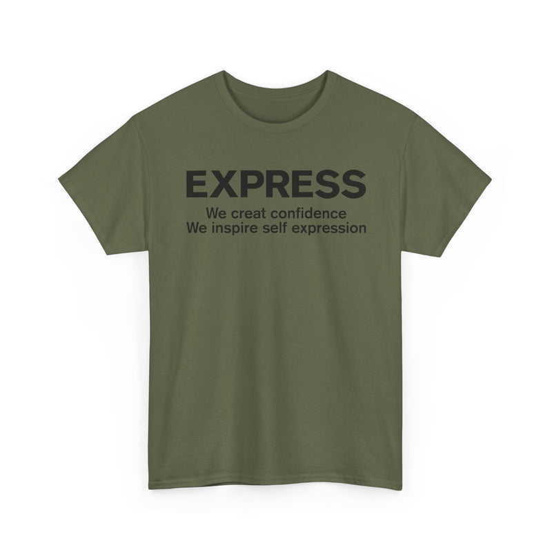 Load image into Gallery viewer, Express T-Shirt Defunct Fashion Retailer We Create Confidence Inspire Self Expression
