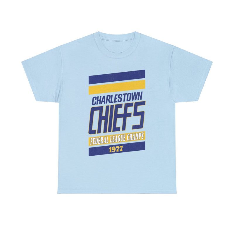 Load image into Gallery viewer, Charlestown Chiefs Slap Shot 1977 Hockey Nostalgic T-shir