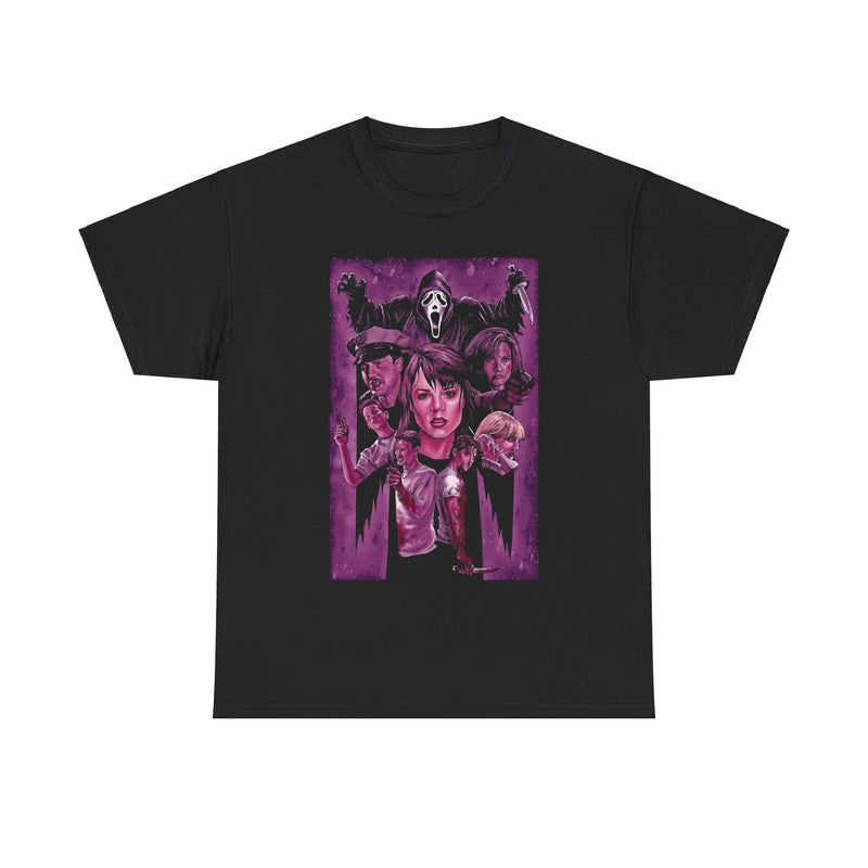 Load image into Gallery viewer, Scream Purple Logo Movie T-shirt