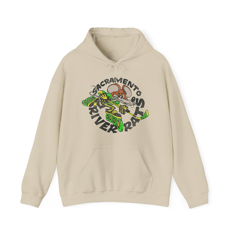 Load image into Gallery viewer, Sacramento River Rats Roller Hockey Nostalgic Pullover Hoody