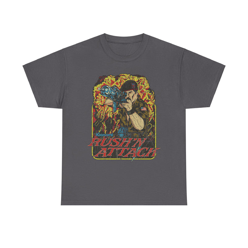 Load image into Gallery viewer, Rushn Attack 1985 Konami Video Game T-shirt