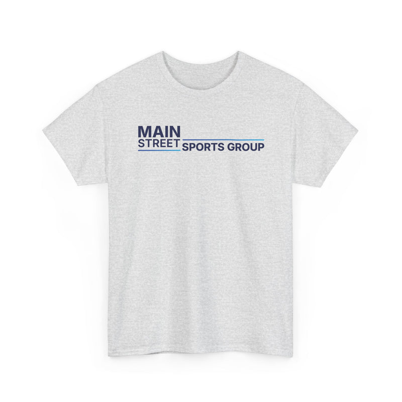 Load image into Gallery viewer, Main Street Sports Group T-Shirt Athletic Company Logo Blue Tee