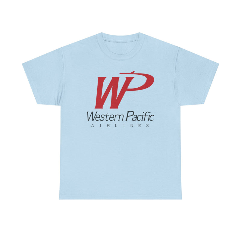 Load image into Gallery viewer, Western Pacific Airlines Vintage American Carrier Logo Classic Travel T-shirt