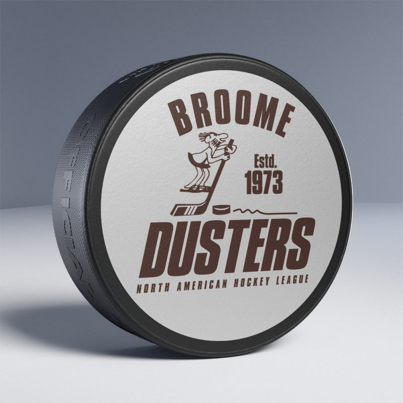 Load image into Gallery viewer, Broome Dusters 1973 Nostalgic Retro Hockey Puck