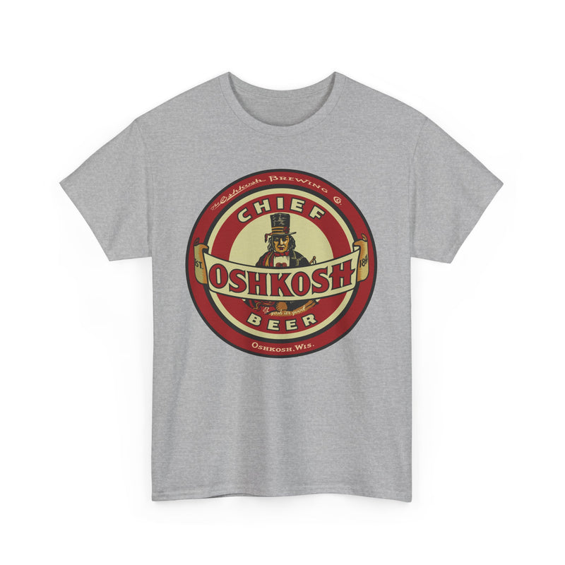 Load image into Gallery viewer, Oshkosh Beer Chief Logo Brewing Co Wisconsin T-Shirt