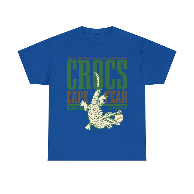 Load image into Gallery viewer, Cape Fear Crocs Est 1997 North Carolina Baseball Team T-shirt