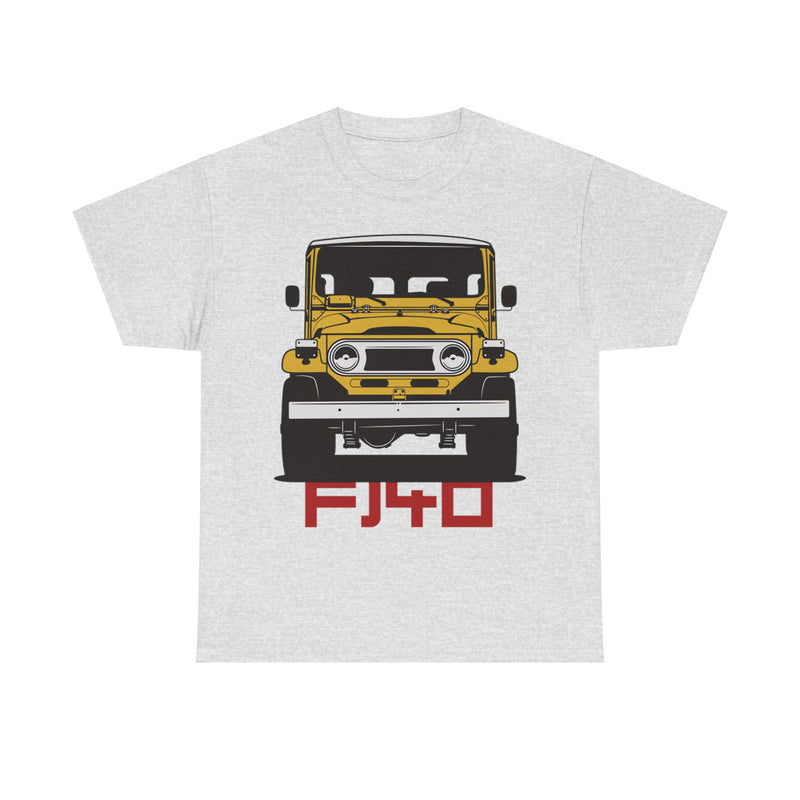 Load image into Gallery viewer, Toyota Land Cruiser FJ40 Yellow Car Single-sided T-shirt