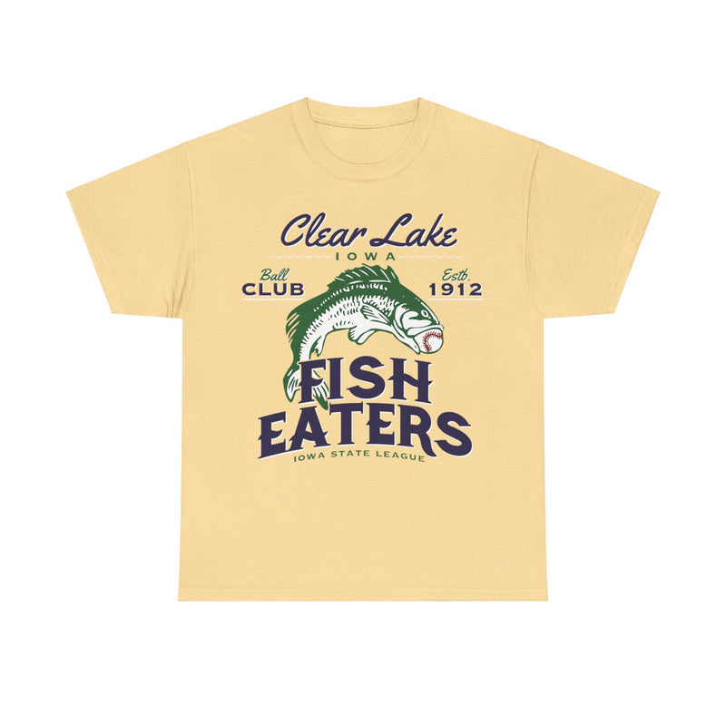 Load image into Gallery viewer, Clear Lake Fish Eaters Est 1912 Iowa Baseball T-shirt