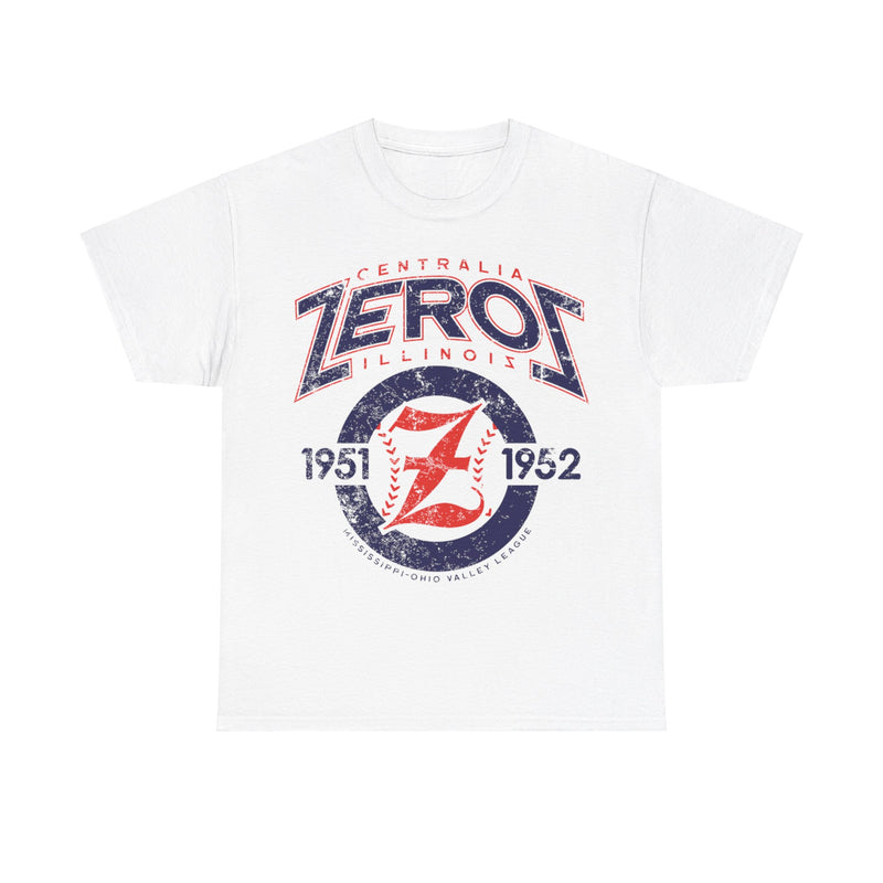 Load image into Gallery viewer, Centralia Zeros Est 1951 Illinois Baseball Team T-shirt