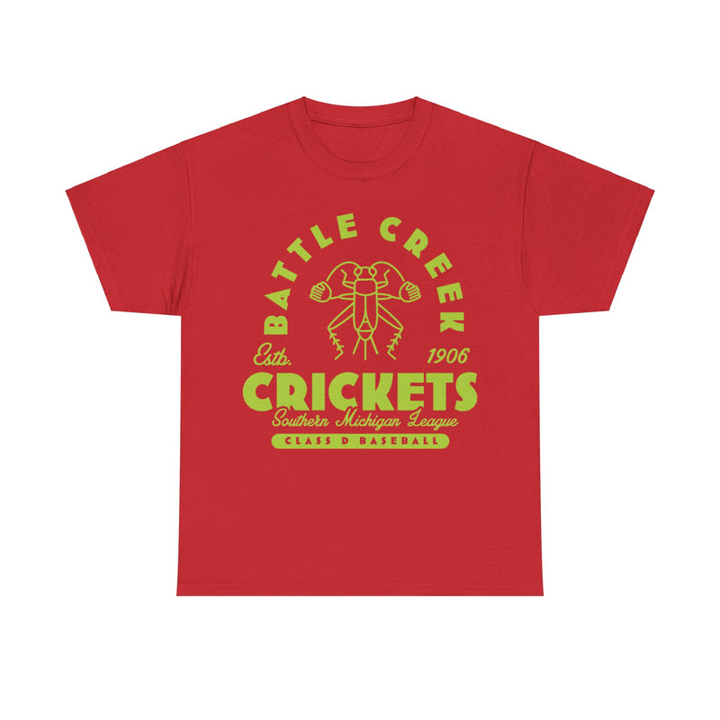 Load image into Gallery viewer, Battle Creek Crickets Est 1906 Michigan Baseball T-shirt