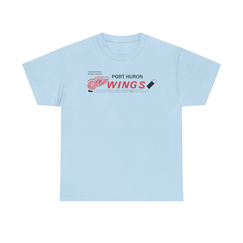 Load image into Gallery viewer, Port Huron Wings 1962-1981 Michigan Hockey T-shirt