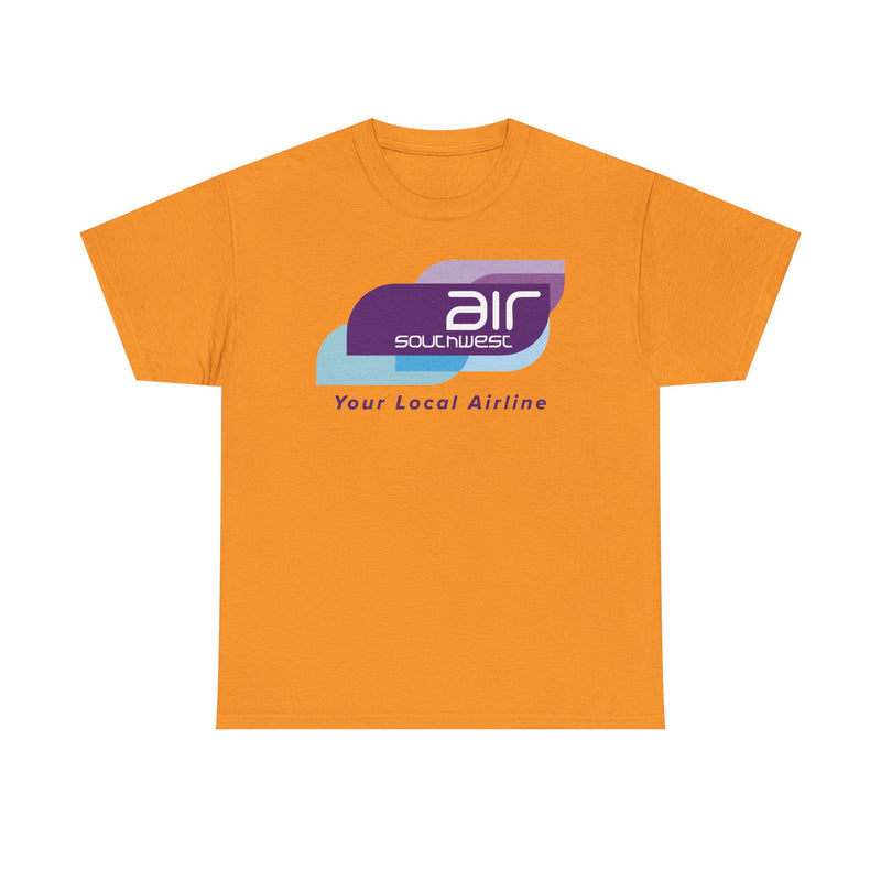 Load image into Gallery viewer, Air Southwest Your Local Airline Vintage British Regional Carrier Logo T-shirt