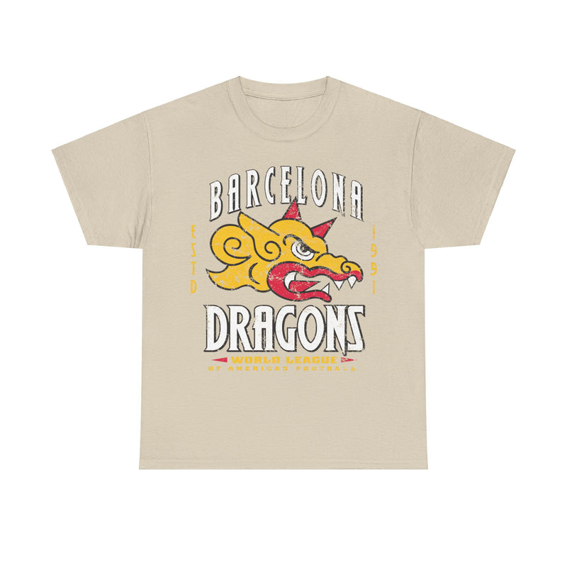 Load image into Gallery viewer, Barcelona Dragons Est 1991 Spain Football Team T-shirt