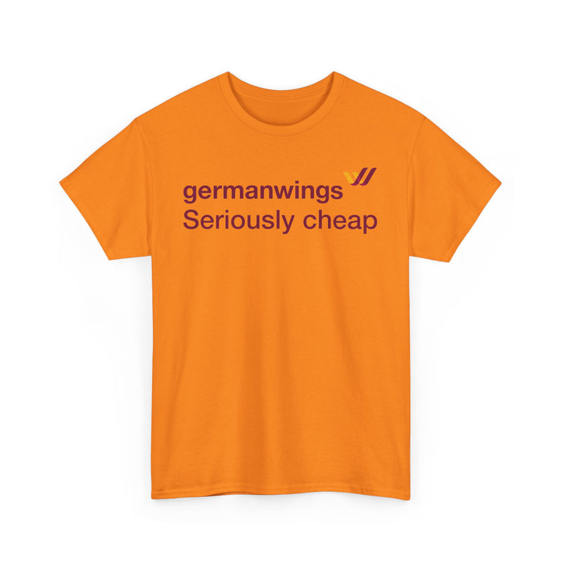 Load image into Gallery viewer, Germanwings Seriously Cheap Lufthansa Subsidiary Vintage Logo T-shirt