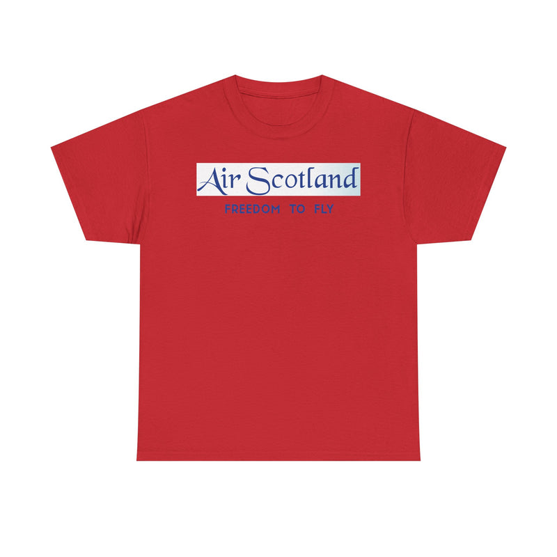 Load image into Gallery viewer, Air Scotland Freedom To Fly Vintage Scottish Airline Logo Aviation T-shirt