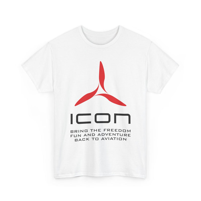 Load image into Gallery viewer, ICON Aircraft Defunct Aviation T-Shirt Fun Adventure Freedom Flying Pilot Tee