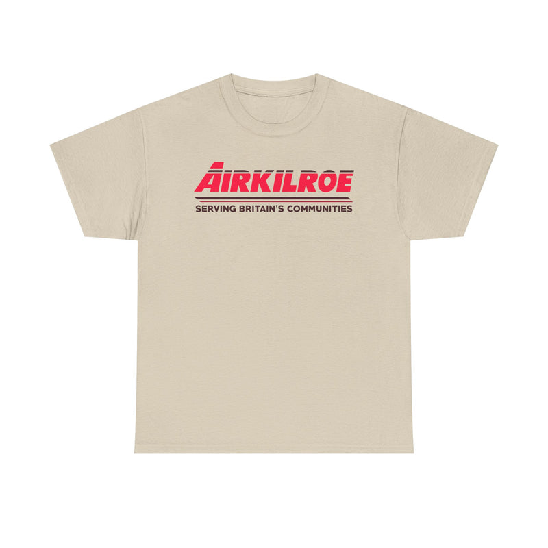 Load image into Gallery viewer, Air Kilroe Serving Britain's Communities Vintage Airline Logo Aviation T-shirt