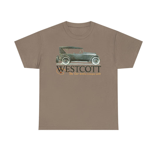 Westcott The Car With A Longer Life Vintage American Auto Logo T-shirt
