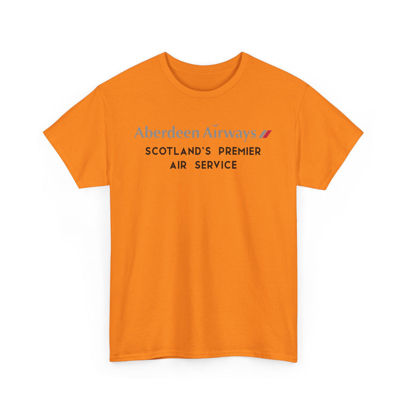 Load image into Gallery viewer, Aberdeen Airways Scotland's Premier Air Service Vintage Logo Aviation T-shirt