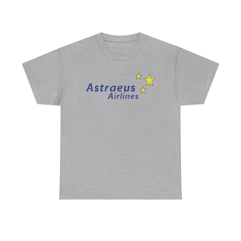 Load image into Gallery viewer, Astraeus Airlines Blue Yellow Stars European Charter Aviation T-shirt