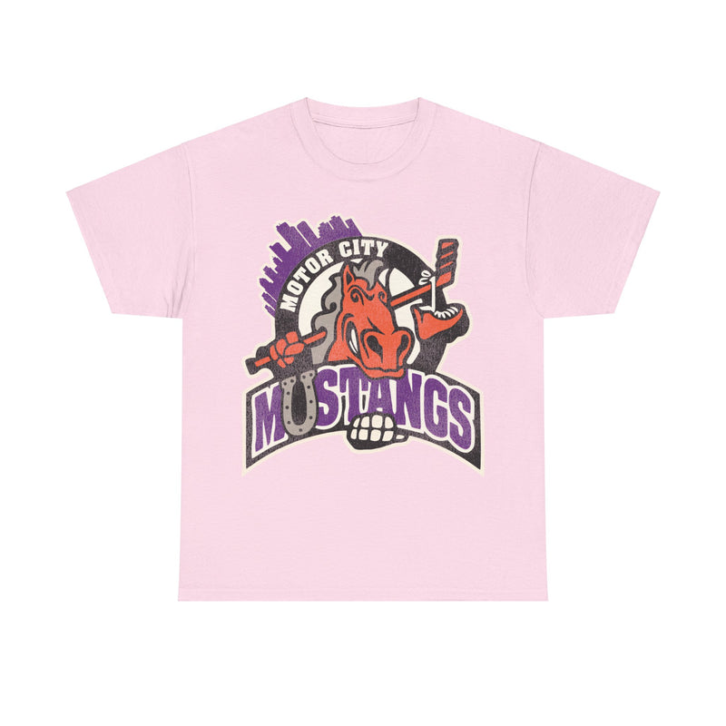Load image into Gallery viewer, Detroit Motor City Mustangs Michigan Roller Hockey T-shirt