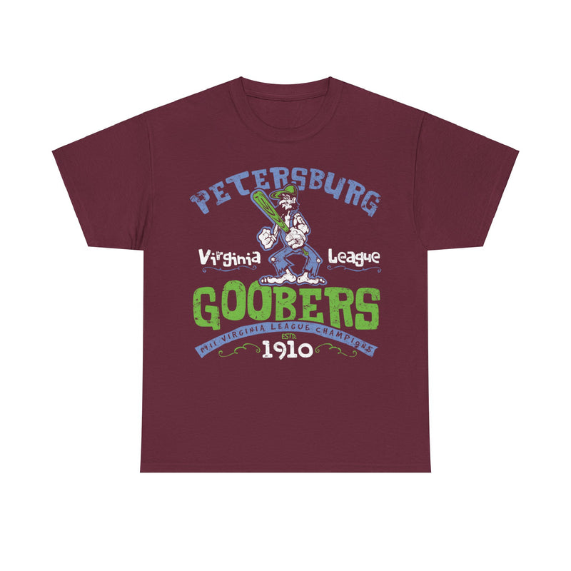 Load image into Gallery viewer, Petersburg Goobers Est 1910 Virginia Baseball T-shirt