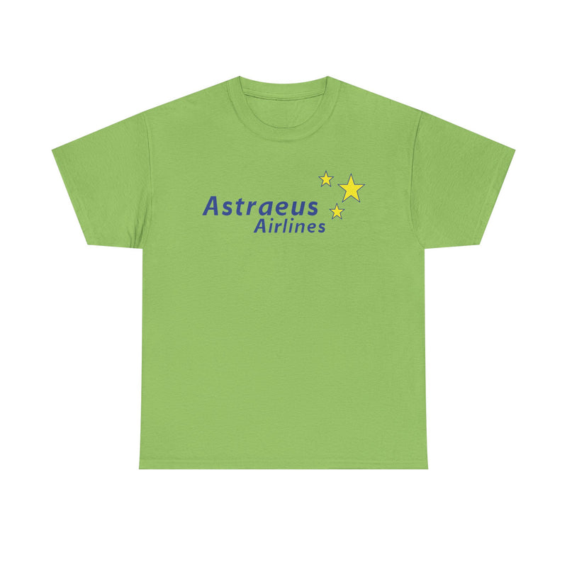 Load image into Gallery viewer, Astraeus Airlines Blue Yellow Stars European Charter Aviation T-shirt