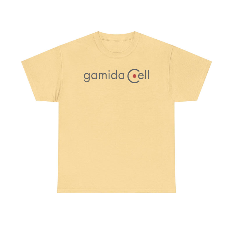 Load image into Gallery viewer, Gamida Cell T-Shirt Bankrupt Biotech Company Defunct Logo Tee