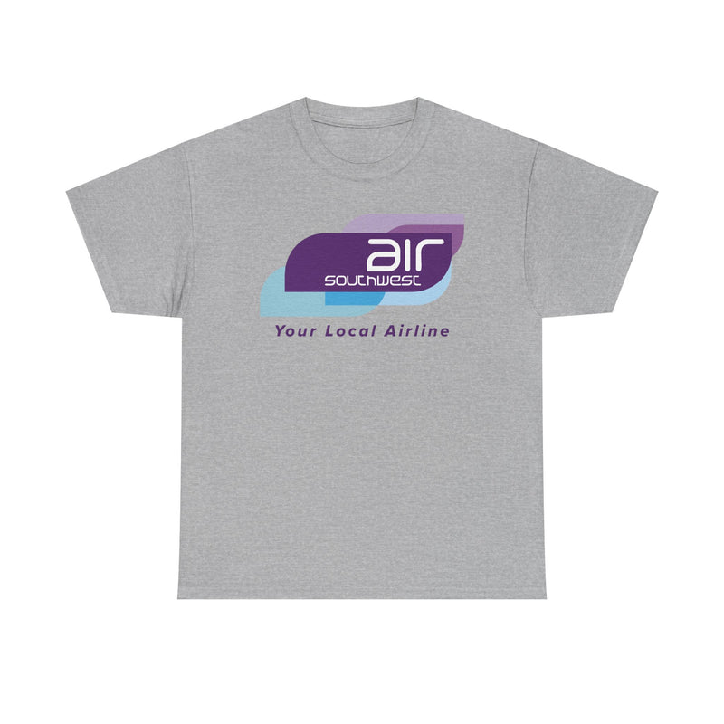 Load image into Gallery viewer, Air Southwest Your Local Airline Vintage British Regional Carrier Logo T-shirt