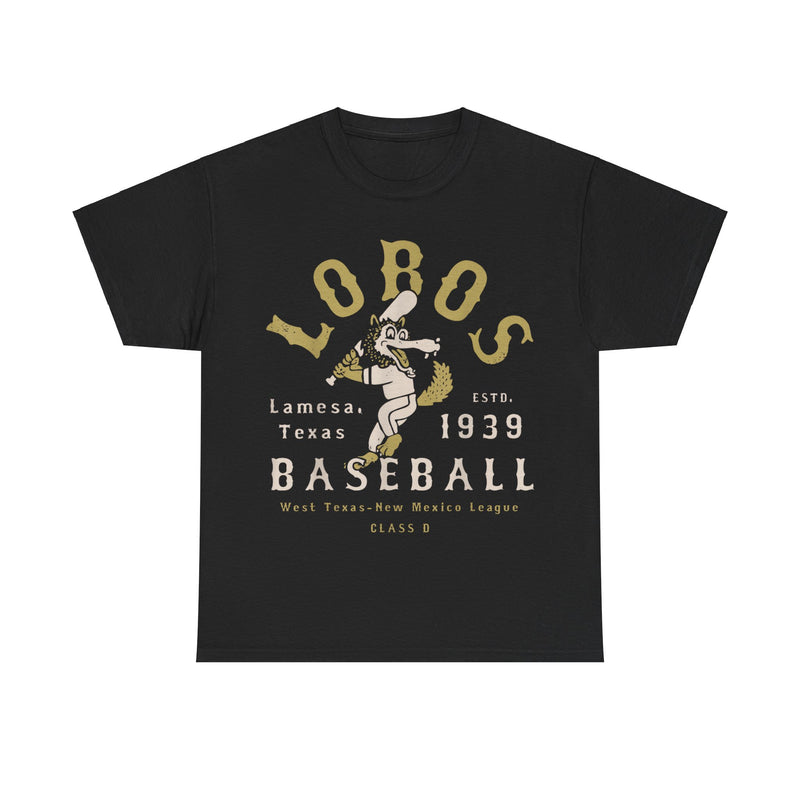 Load image into Gallery viewer, Lamesa Lobos Texas Nostalgic Retro Baseball Team T-shirt