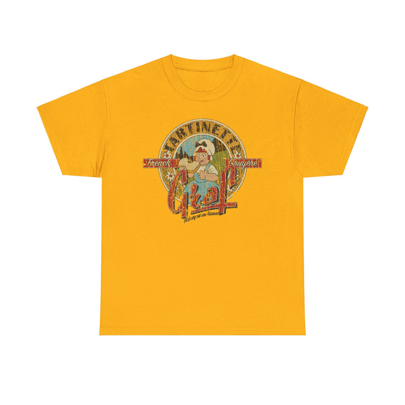 Load image into Gallery viewer, Graf French Gruyre Cheese Nostalgic T-shirt