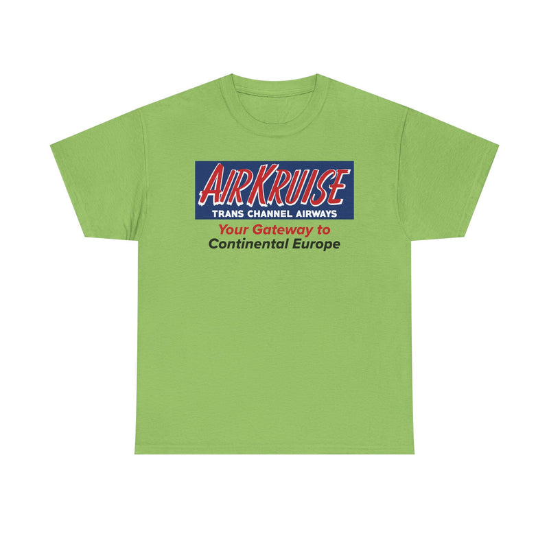 Load image into Gallery viewer, Air Kruise Trans Channel Airways Gateway to Europe Vintage Airline Logo T-shirt