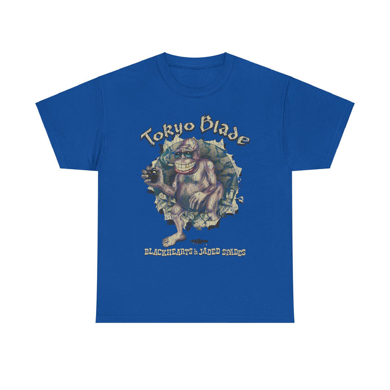 Load image into Gallery viewer, Tokyo Blade Black Hearts Jaded Spades Music Rock T-shirt