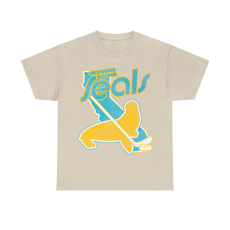 Load image into Gallery viewer, California Golden Seals Hockey Team Nostalgic Logo T-shirt