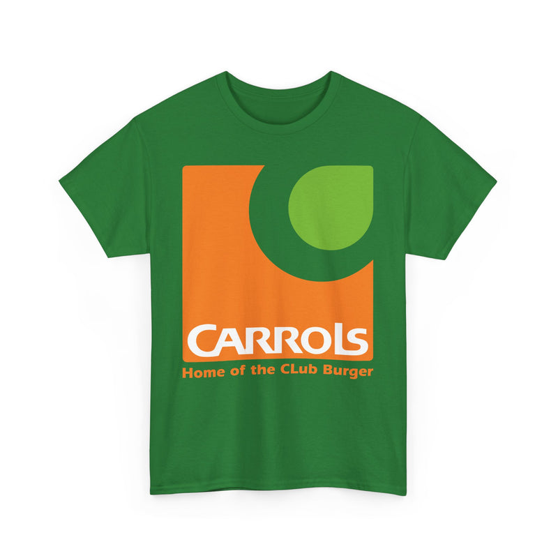 Load image into Gallery viewer, Carrols Home of Club Burger Vintage Classic Chain Restaurant Logo T-Shirt