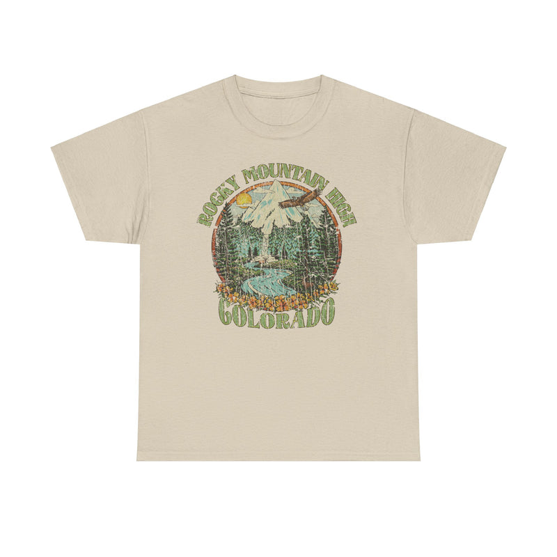 Load image into Gallery viewer, Rocky Mountain High John Denver 1972 Colorado Folk Rock T-shirt