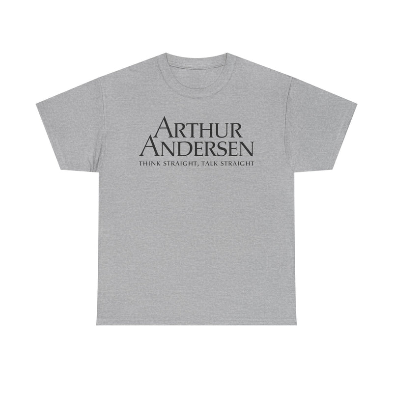 Load image into Gallery viewer, Arthur Andersen Think Straight Talk Straight Consulting T-Shirt