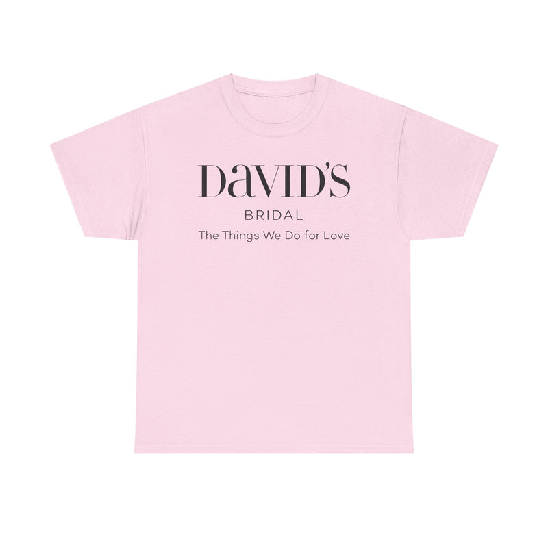 Load image into Gallery viewer, David's Bridal T-Shirt - Bankrupt Wedding Store Logo Tee - Bridal Chain