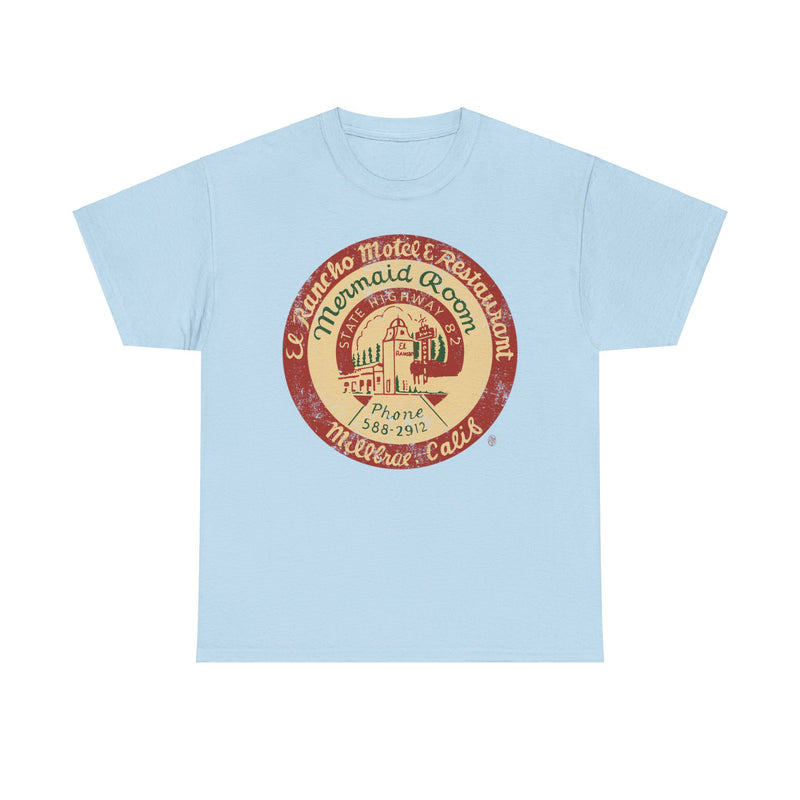 Load image into Gallery viewer, El Rancho Motel and Restaurant 1948 Millbrae California Restaurant T-shirt