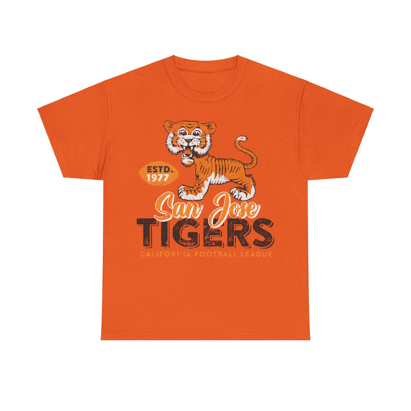Load image into Gallery viewer, San Jose Tigers Est 1977 California Football Team T-shirt