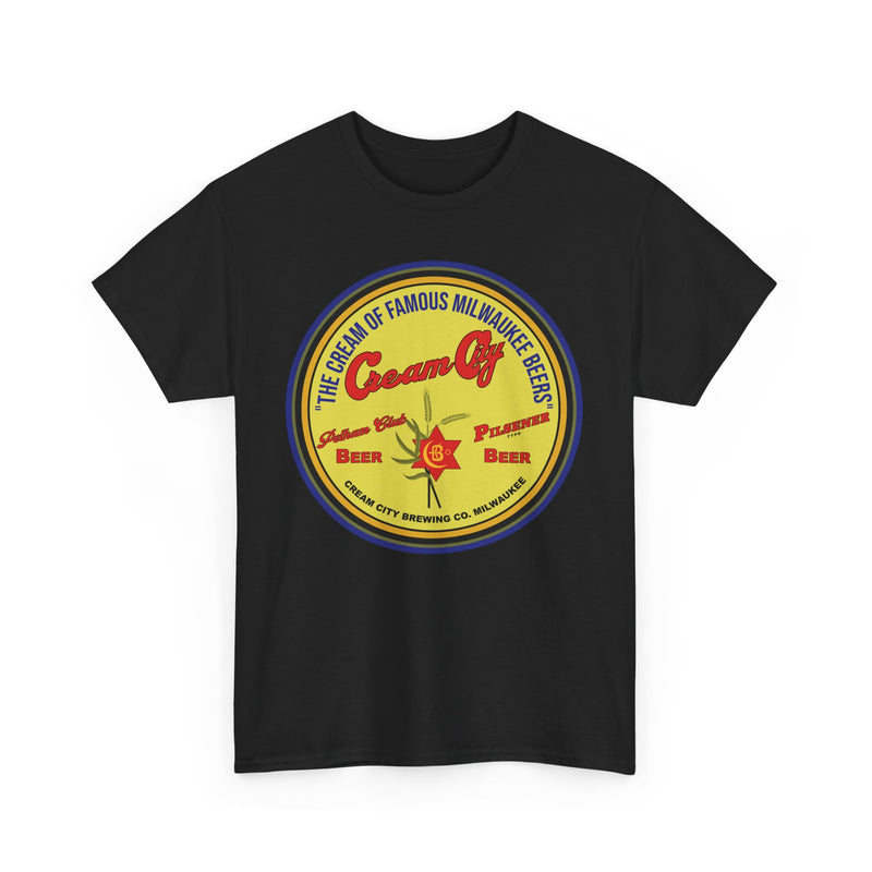 Load image into Gallery viewer, Cream City Beer Milwaukee Brewing Co Logo Wisconsin T-Shirt