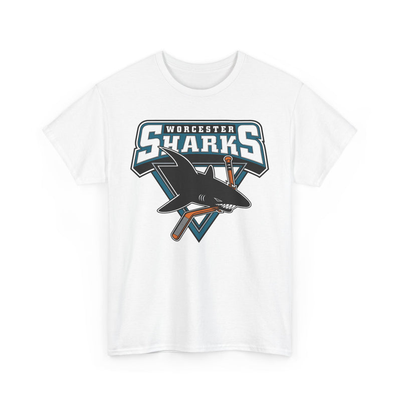 Load image into Gallery viewer, Worcester Sharks Hockey 2006-2015 Massachusetts T-shirt