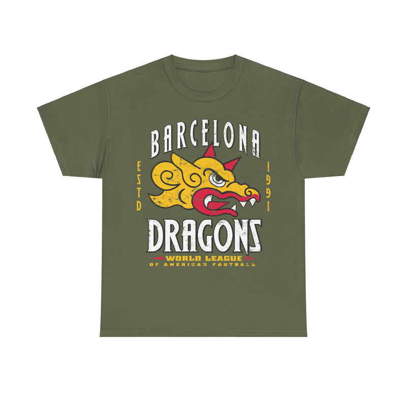 Load image into Gallery viewer, Barcelona Dragons Est 1991 Spain Football Team T-shirt