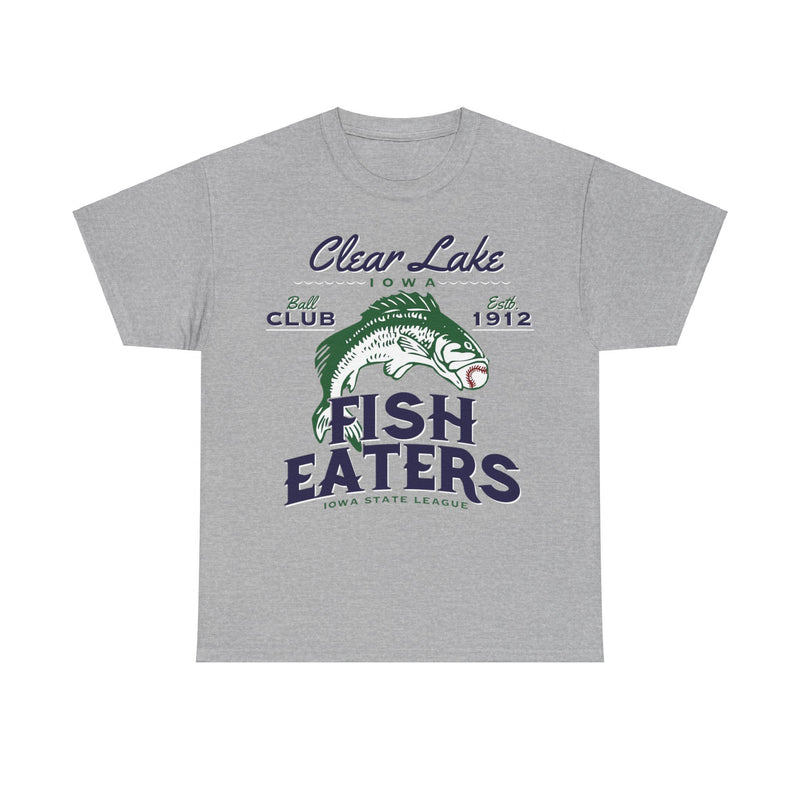 Load image into Gallery viewer, Clear Lake Fish Eaters Est 1912 Iowa Baseball T-shirt